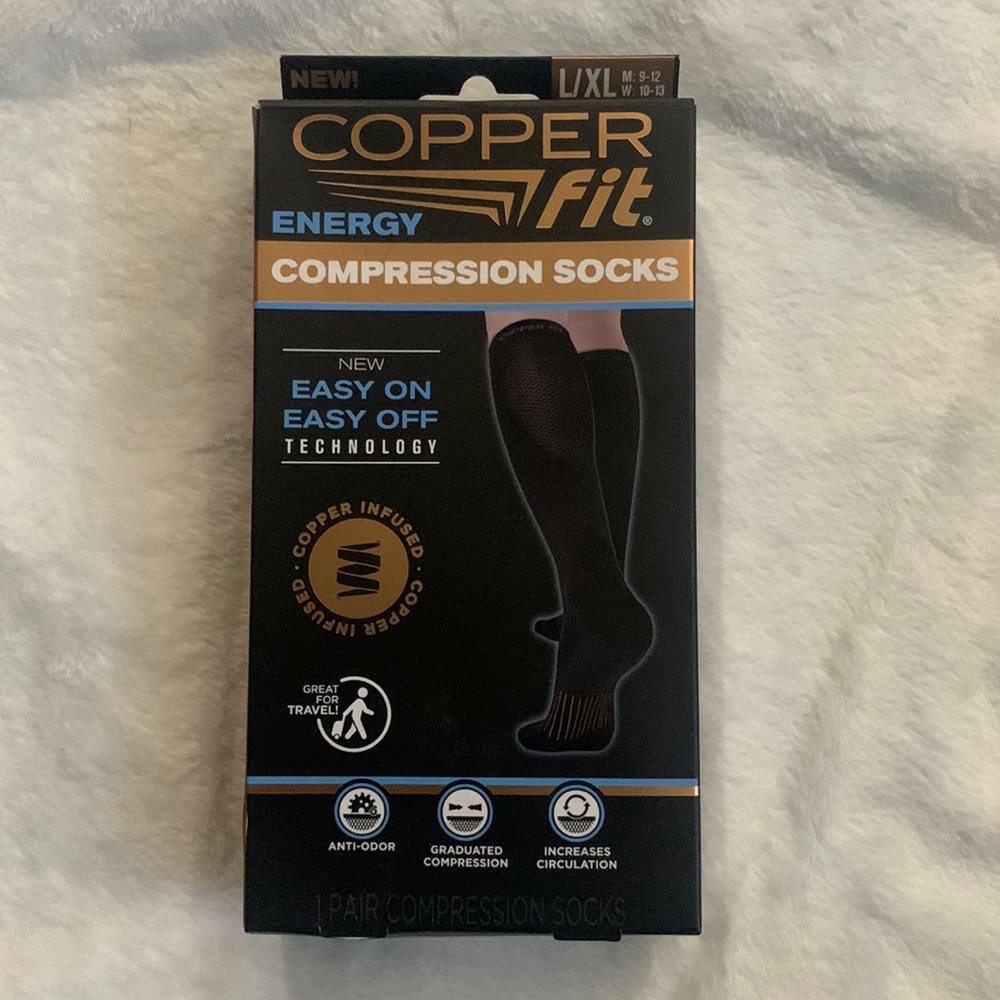 Copper fit compression socks